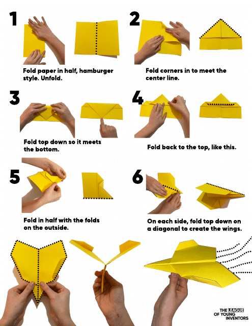 Yellow Plane Design Template Preview