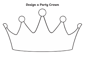Document preview: Party Crown Design Template