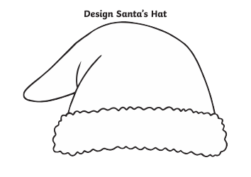 Document preview: Santa's Hat Design Template