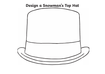 Document preview: Snowman's Top Hat Design Template