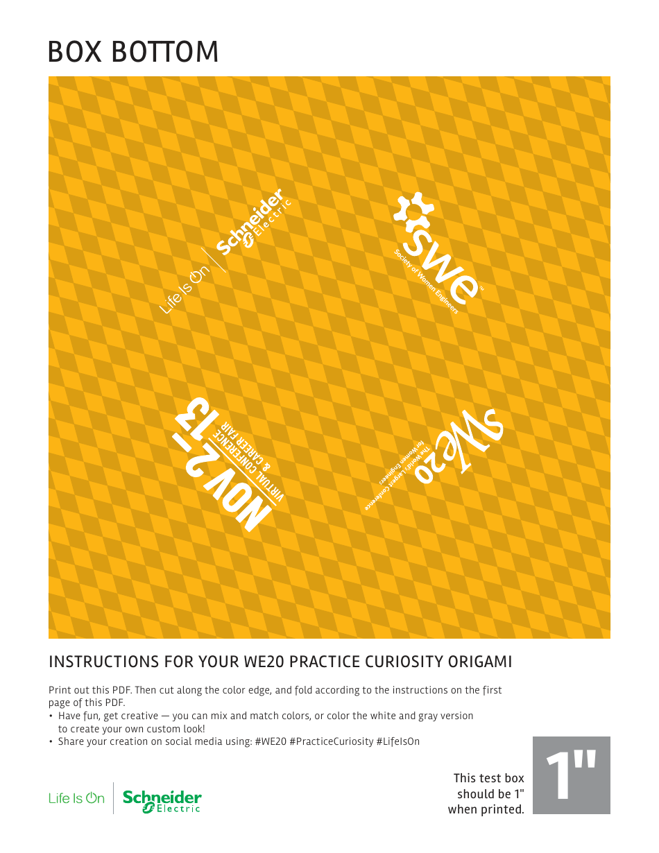 Origami Box Folding Template, Page 12