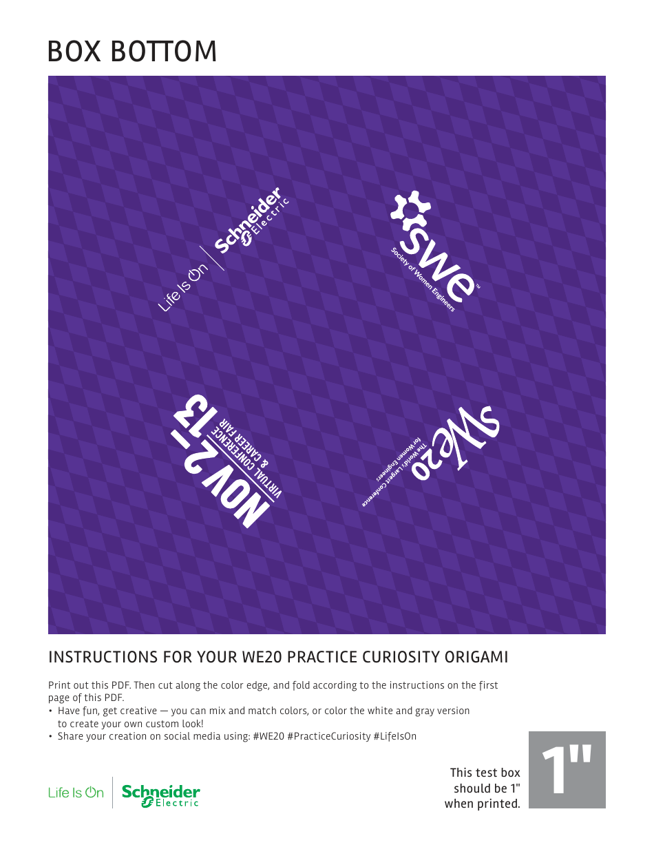 Origami Box Folding Template, Page 8