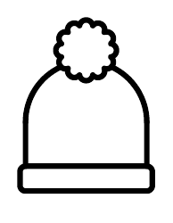 Document preview: Winter Hat Template - Classic