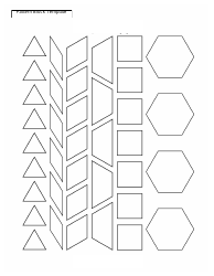 Pattern Block Template - Variations, Page 2