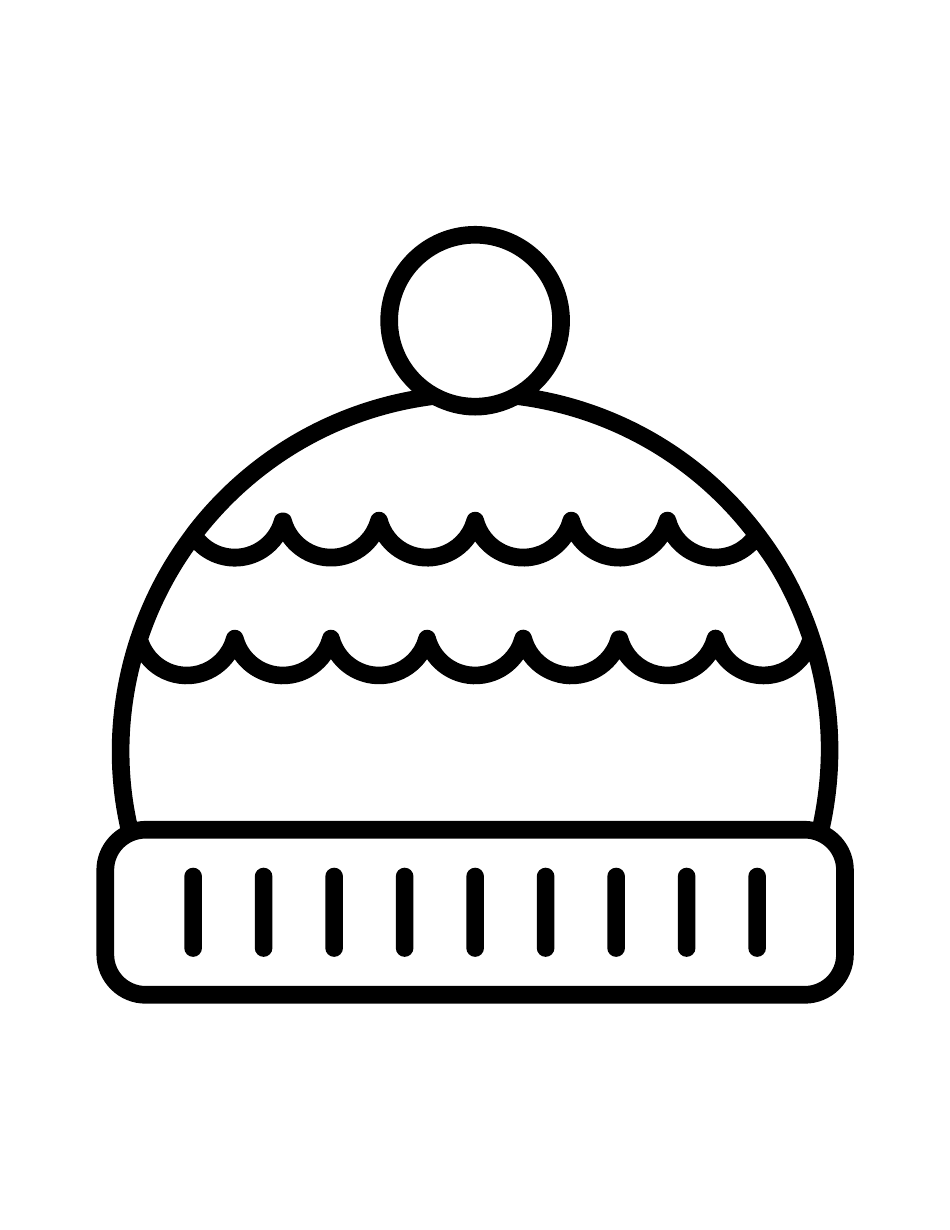 Winter Hat Template