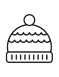 Document preview: Winter Hat Template - Beautiful