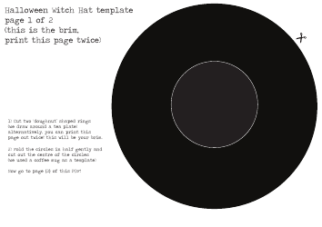 Witch Hat Template - Halloween
