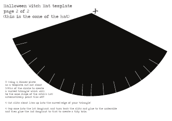 Witch Hat Template - Halloween, Page 2