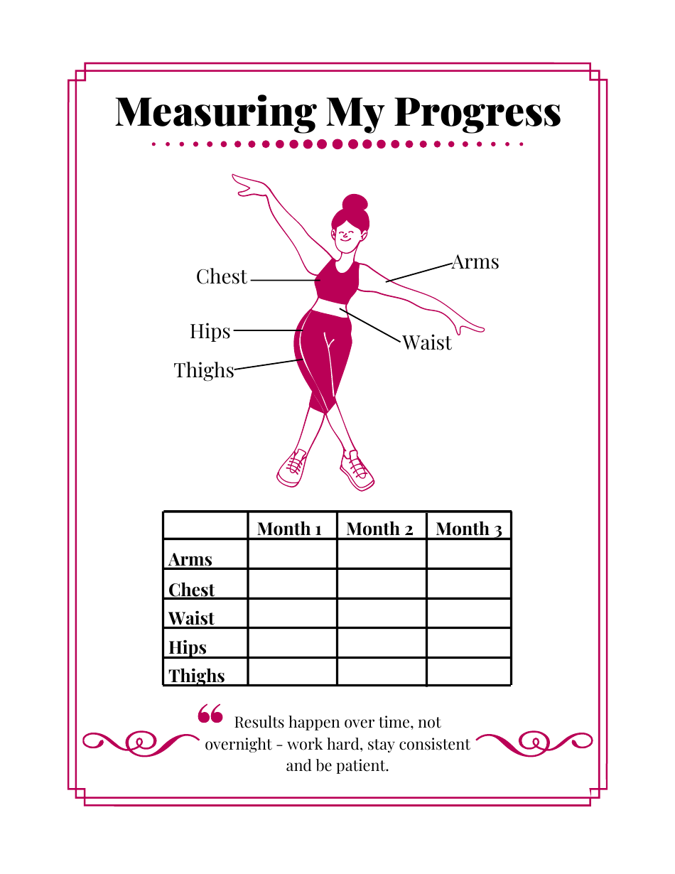 Weight Loss Tracker Template - Little Steps, Big Happy, Page 11