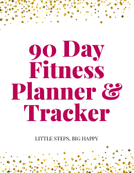 Weight Loss Tracker Template - Little Steps, Big Happy