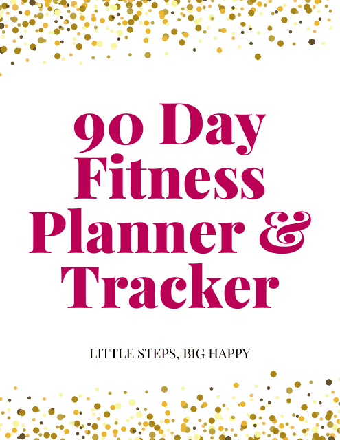 Weight Loss Tracker Template - Little Steps, Big Happy
