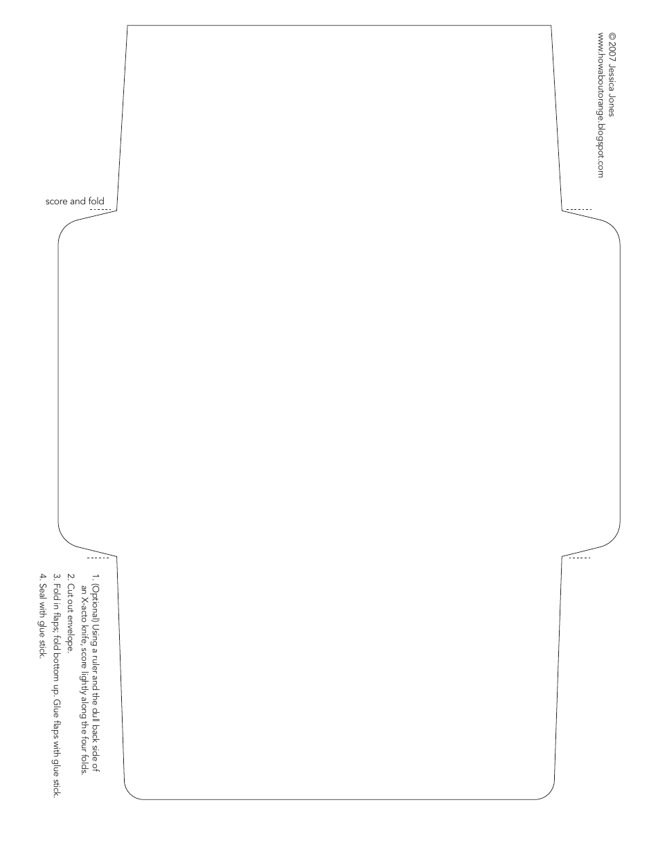 Envelope Template - Jessica Jones Download Printable PDF | Templateroller