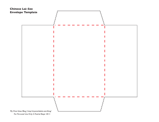 Document preview: Chinese Lai-See Envelope Template