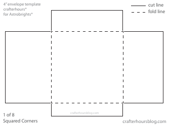 Document preview: 4" Envelope Templates
