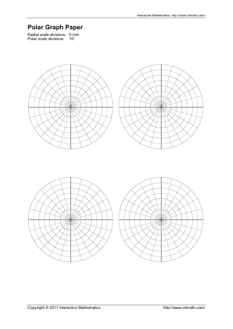 Polar Graph Paper - Interactive Mathematics