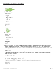 Mid-chapter Math Quiz: Lessons 12-1 Through 12-4 (With Answers), Page 12
