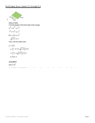 Mid-chapter Math Quiz: Lessons 12-1 Through 12-4 (With Answers), Page 3