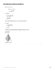 Mid-chapter Math Quiz: Lessons 12-1 Through 12-4 (With Answers), Page 7