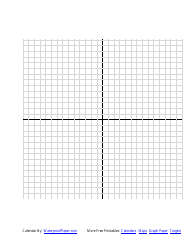 Document preview: Math Axis Graph Paper