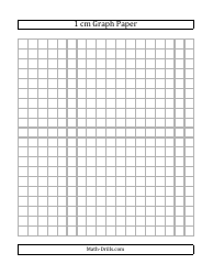 Document preview: 1 Cm Graph Paper - Small