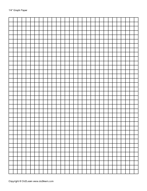 1 / 4' Graph Paper Download Pdf