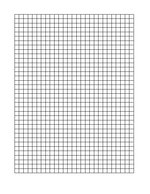 Graph Paper - 1/4" Squares, Dark