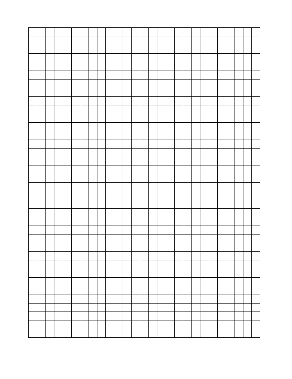 Graph Paper - 1/4