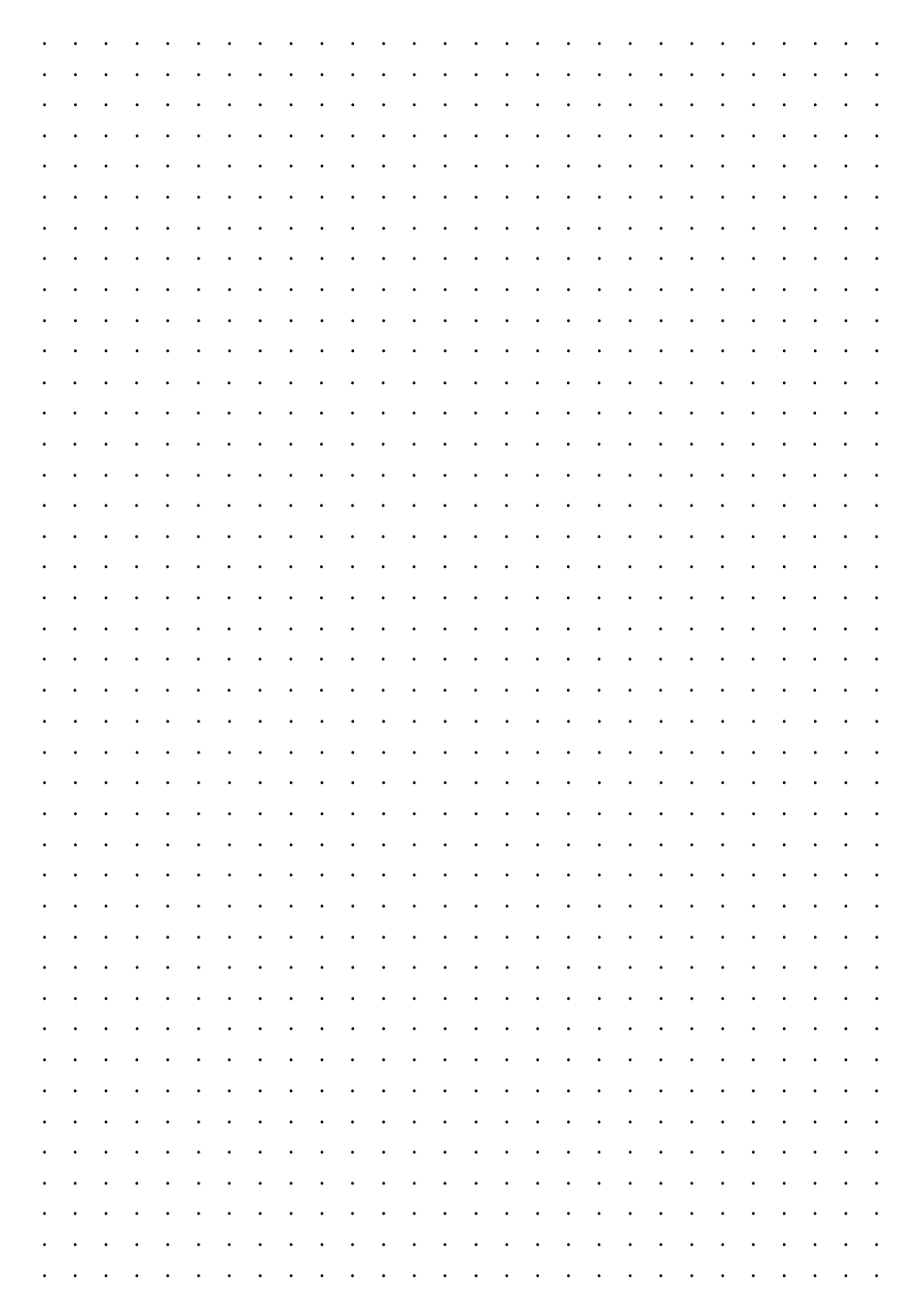 Dotted Grid Paper Templates, Page 3