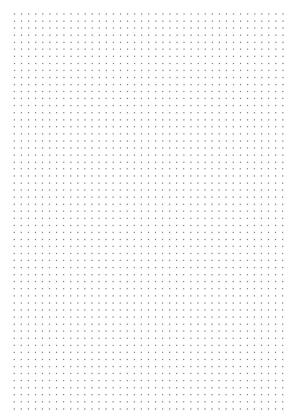 Dotted Grid Paper Templates, Page 4