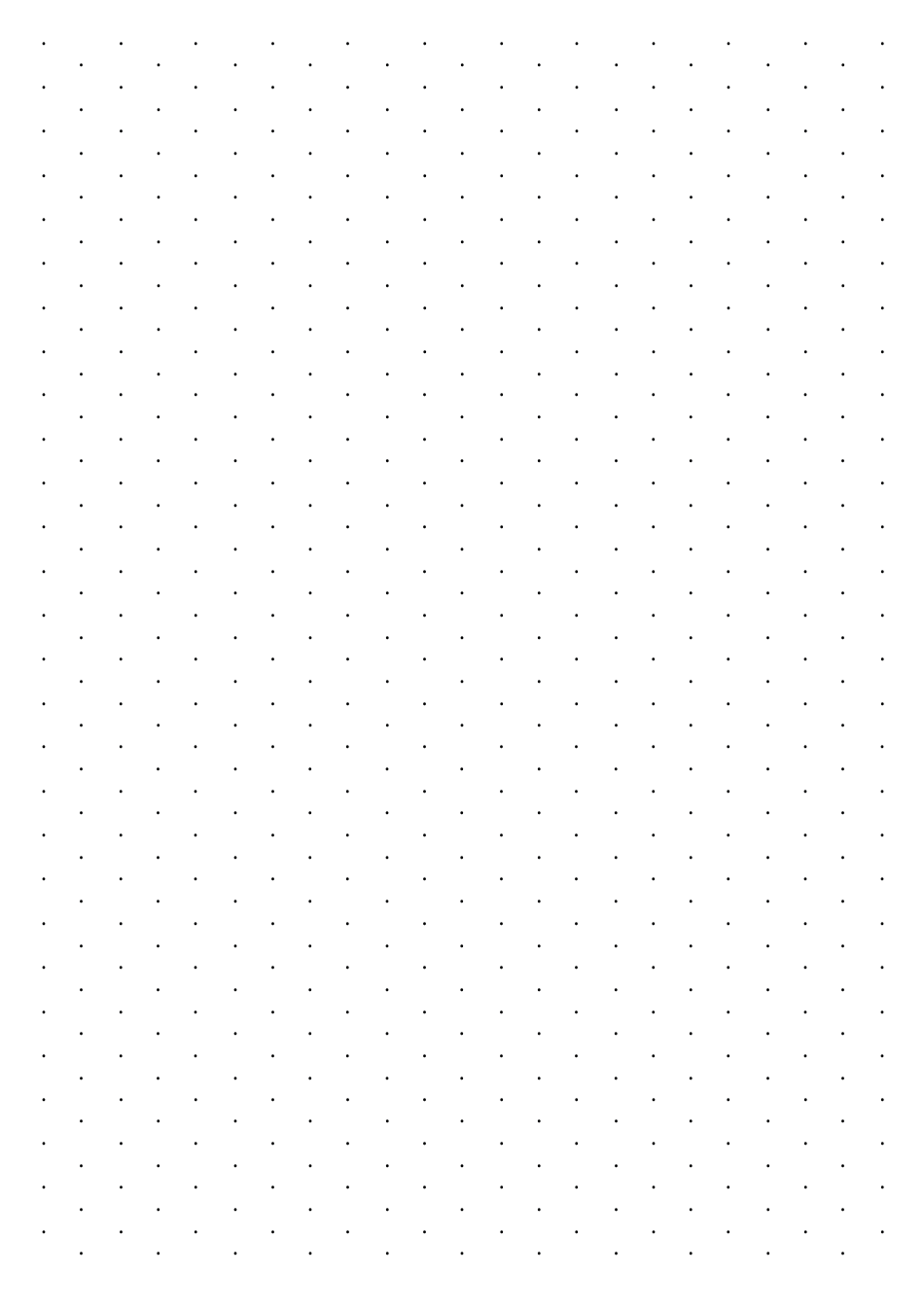 Dotted Grid Paper Templates, Page 7