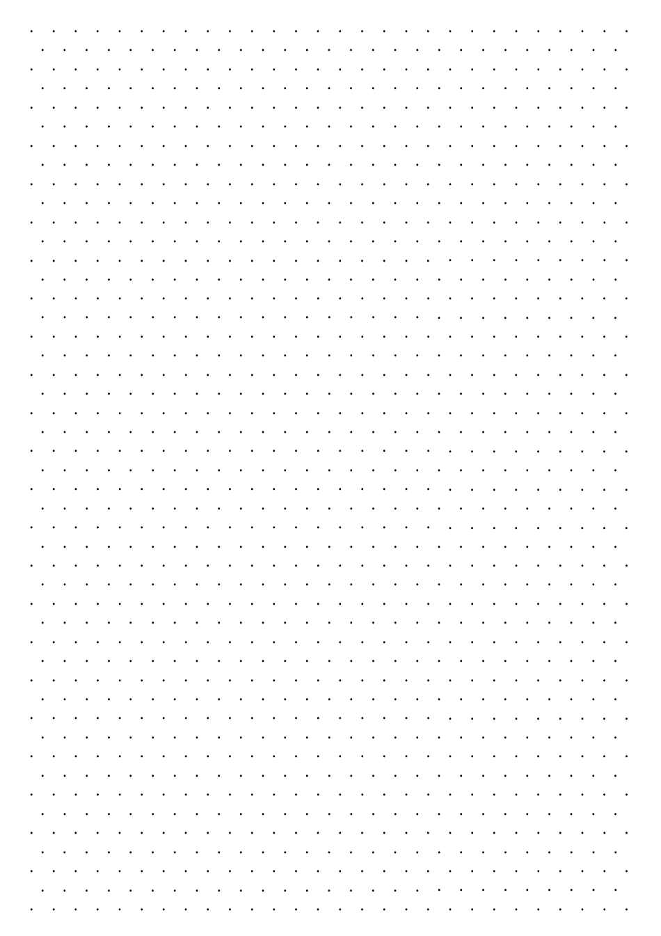 Dotted Grid Paper Templates, Page 8