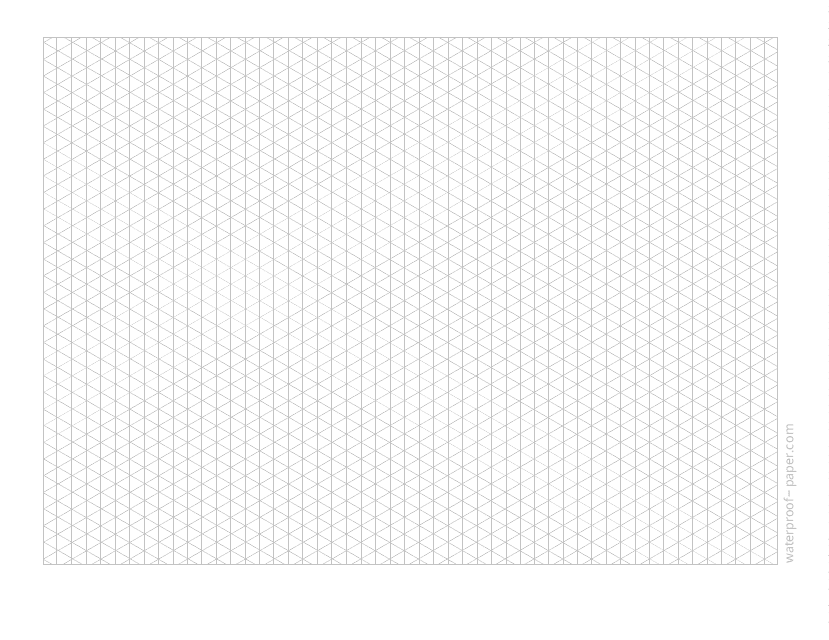 Isometric Graph Paper - Triangle