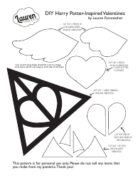 Diy Harry Potter-Inspired Valentine Templates