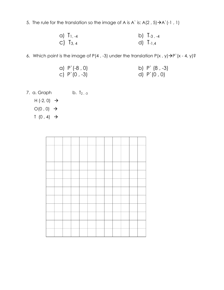 Integrated Algebra a Packet 1, Page 12