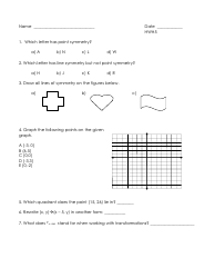 Integrated Algebra a Packet 1, Page 19