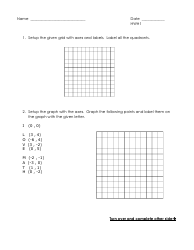 Integrated Algebra a Packet 1, Page 4