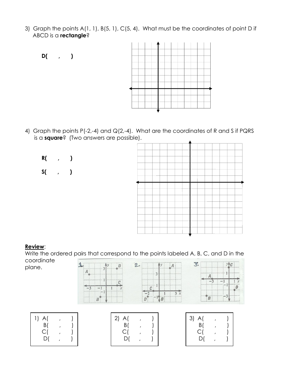 Integrated Algebra a Packet 1, Page 7