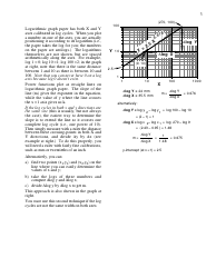 Math Cheat Sheet: Equations of Straight Lines on Various Graph Papers, Page 3