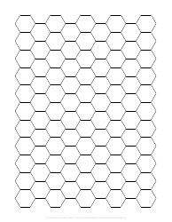 Hexagonal Graph Paper Templates, Page 2