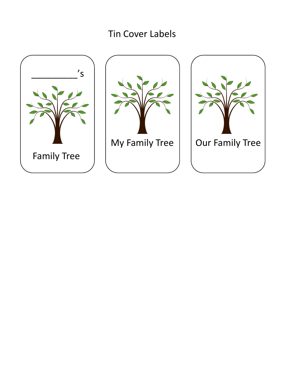 Family Tree in a Tin Card Templates, Page 4