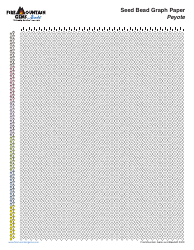 Document preview: Seed Bead Graph Paper Template