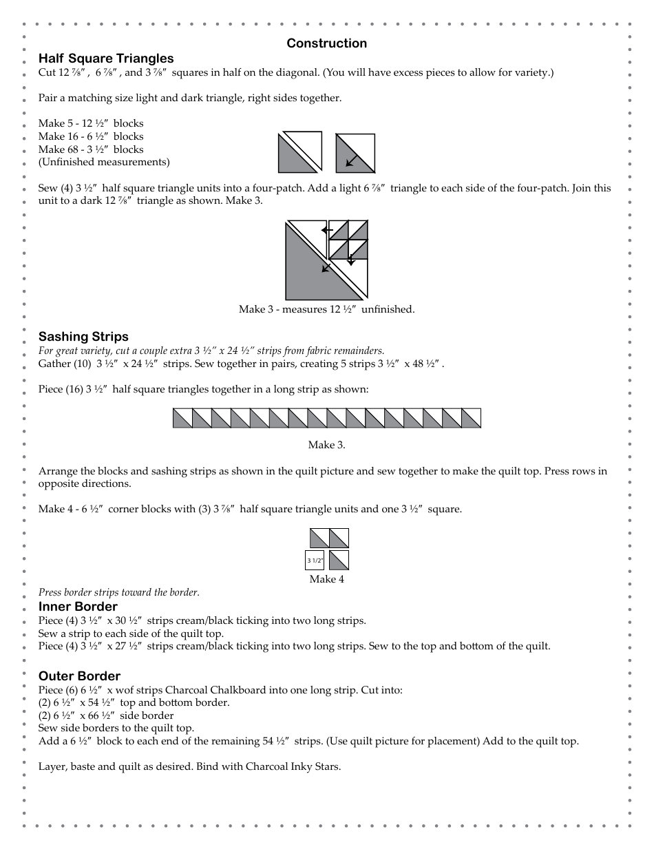 Doodle Quilt Pattern, Page 4