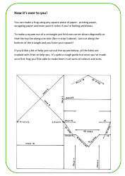 Origami Jumping Frog Guide, Page 3