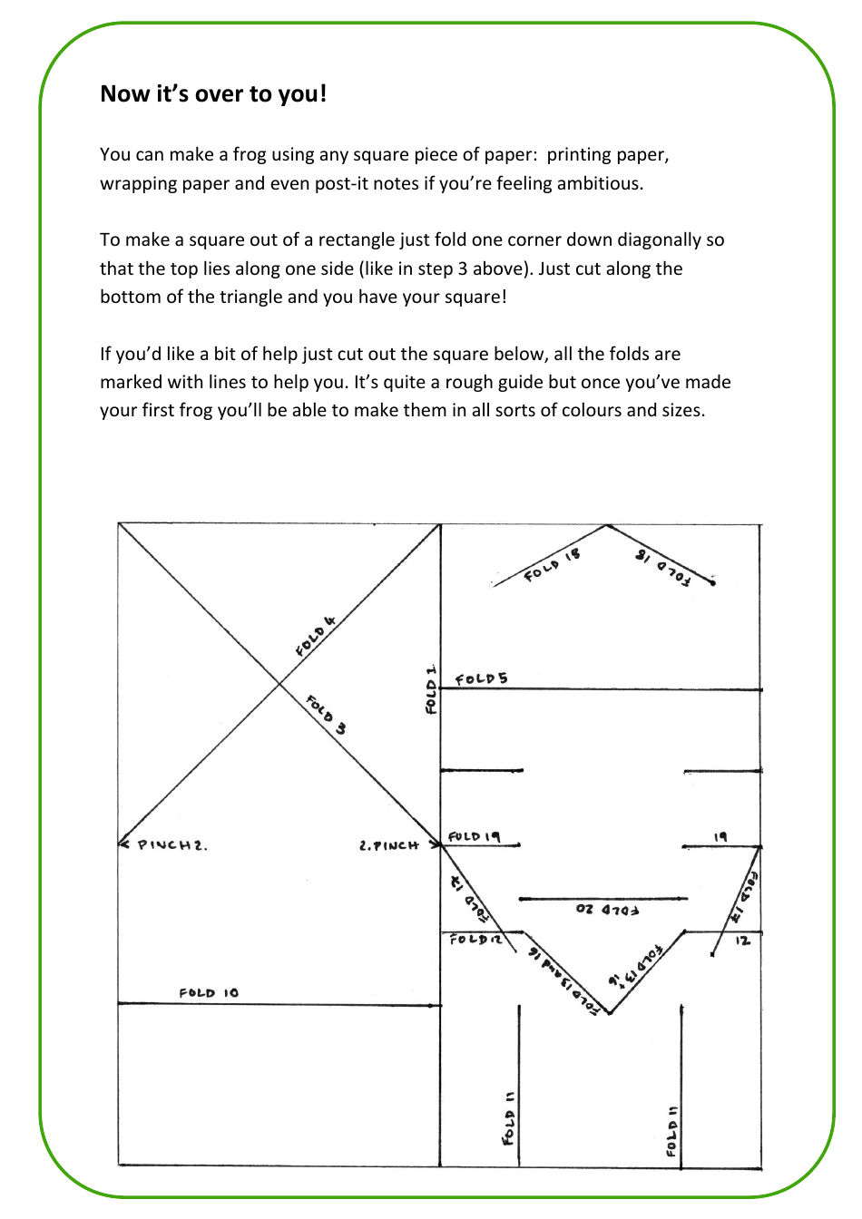Origami Jumping Frog Guide, Page 3