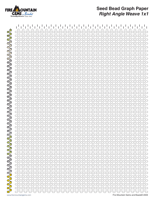 Seed Bead Graph Paper Templates