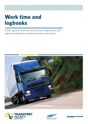 Work Time and Logbooks Guide - New Zealand