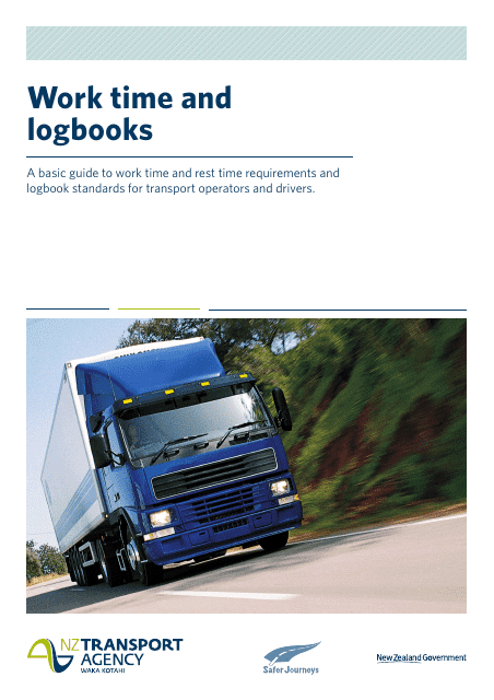 Work Time and Logbooks Guide - New Zealand