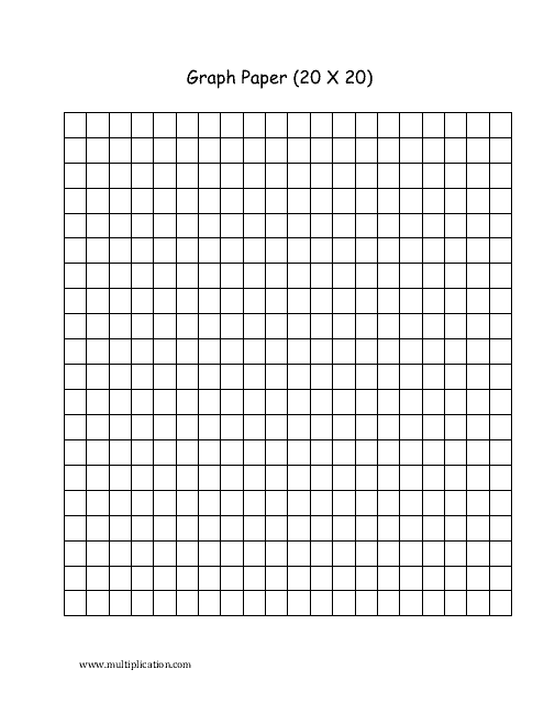 Graph Paper (20 X 20)