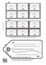 Hogwarts Owl Post Letter &amp; Envelope Template, Page 3