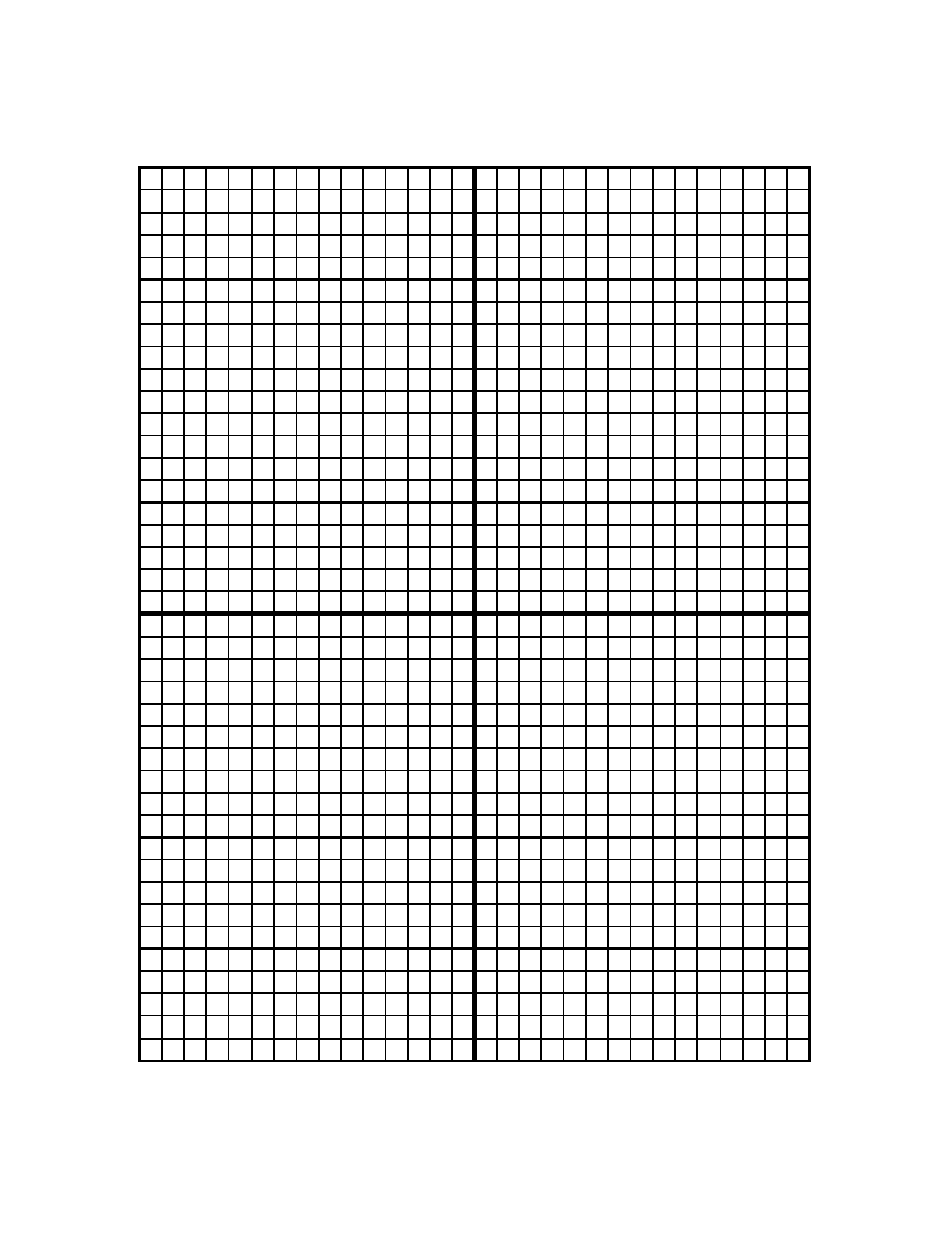 5x5 Graph Paper With Centered Xy Axis - 5 Lines Inch Download Printable 